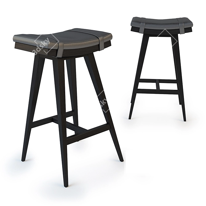 Modern OKHA NEO Barstool 3D model image 1