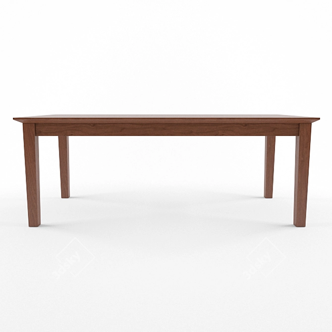 Elegant ALFARO Dining Table 3D model image 2