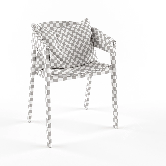 Scandinavian Design: Muuto Cover Chair 3D model image 2