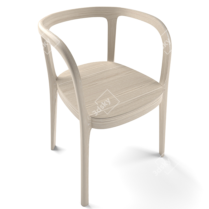 Modern Tall Stool, 800mm Height 3D model image 1