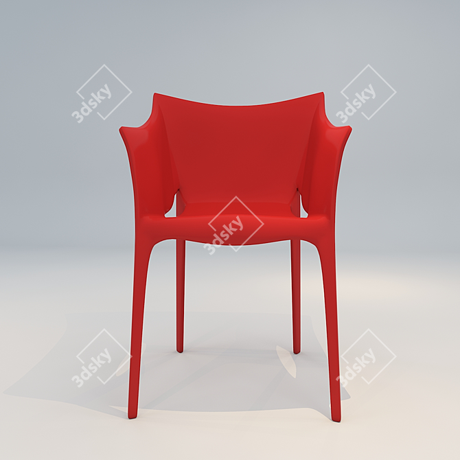 Sleek Dining Chair: Modern and Functional 3D model image 2