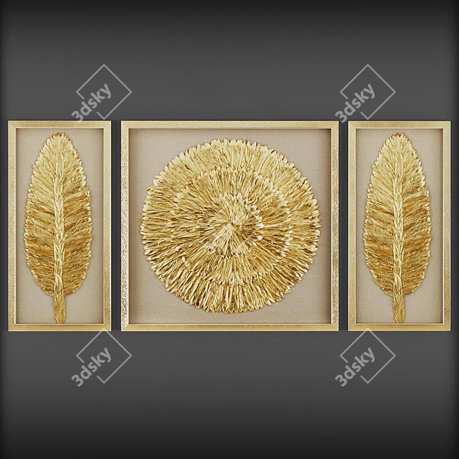 Artistic Treasures: Picture Collection 3D model image 1