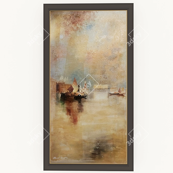 Seascapes Set in Frames 3D model image 2