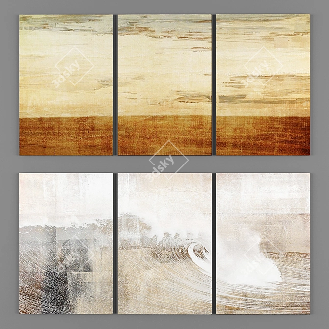Title: Stylish Wall Art for Home 3D model image 3