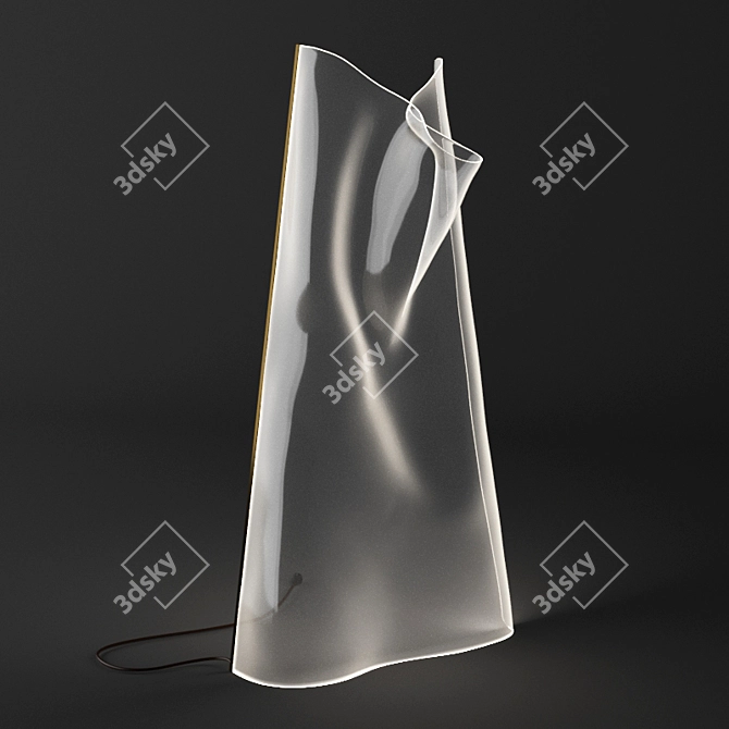  Modern Han GR Floor Lamp: Stylish and Contemporary Lighting 3D model image 1