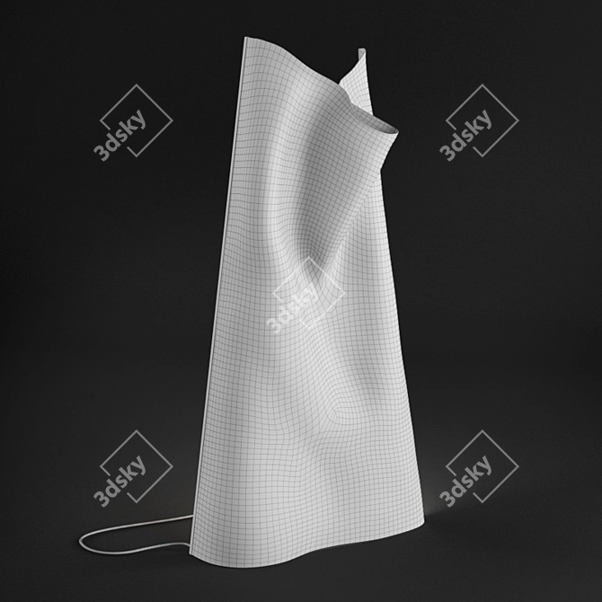  Modern Han GR Floor Lamp: Stylish and Contemporary Lighting 3D model image 2