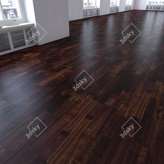 Versatile Parquet Texture Set 3D model image 1