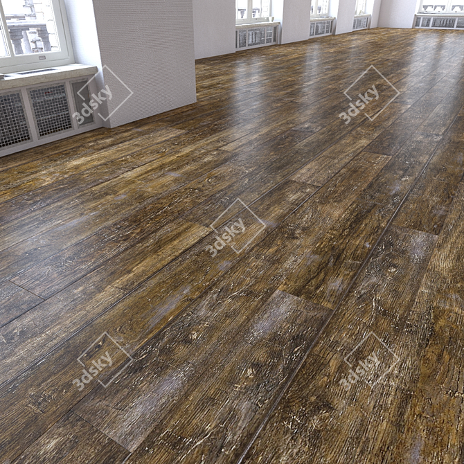 Versatile Parquet Texture Set 3D model image 1