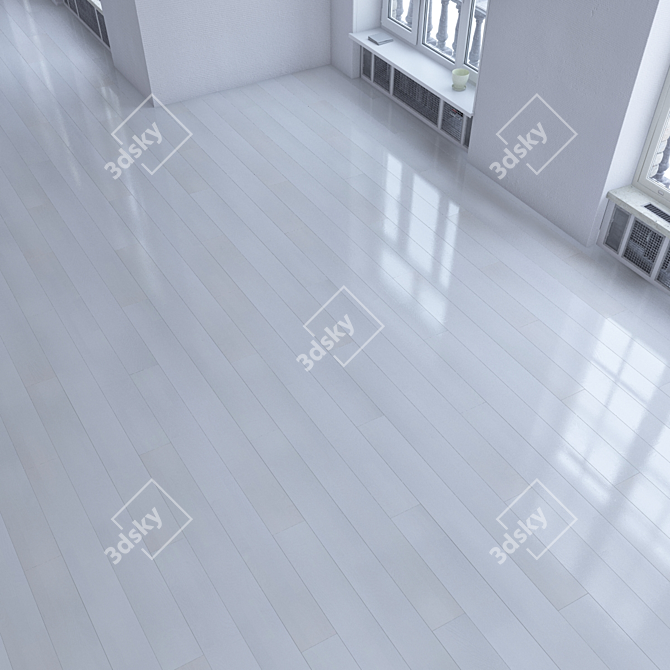 Versatile Parquet Flooring Set 3D model image 1