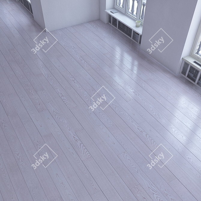 Elegant Parquet Flooring 3D model image 3