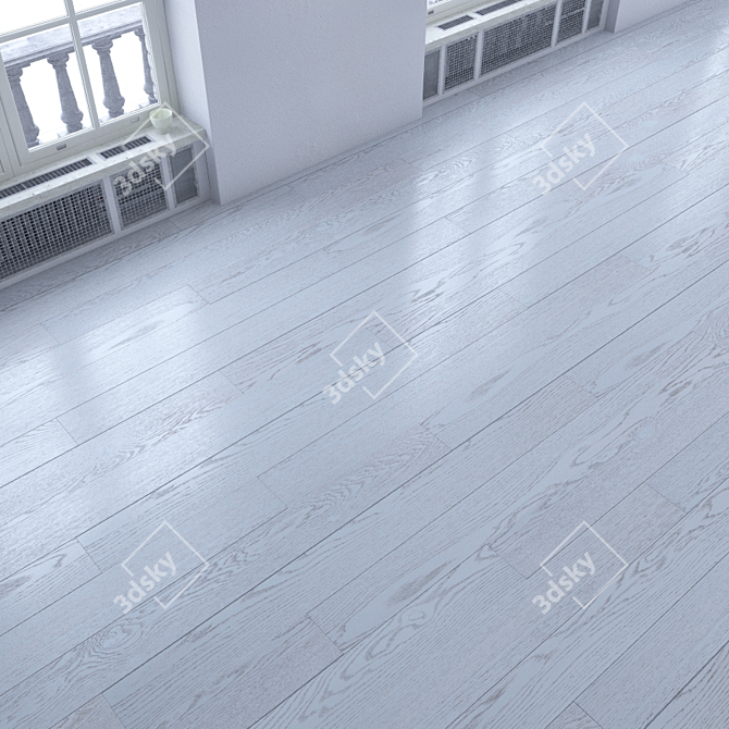 Versatile Parquet Flooring Tiles 3D model image 1