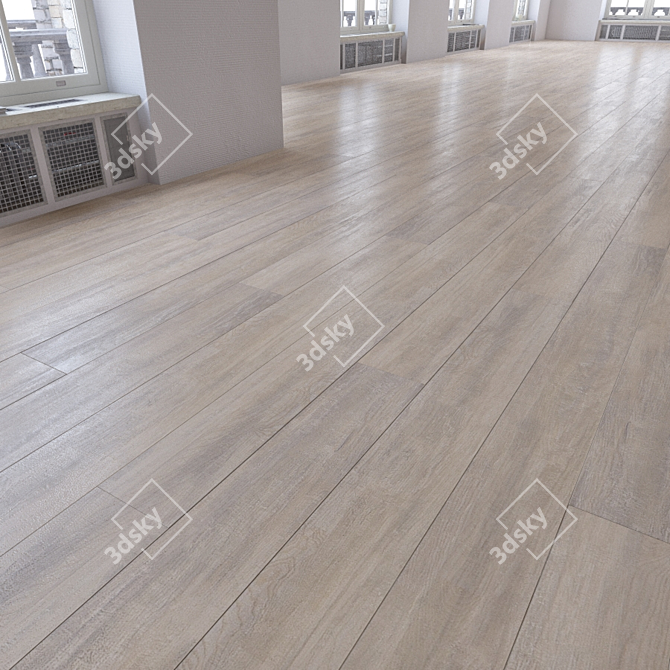 Versatile Parquet Flooring with Realistic Render 3D model image 2