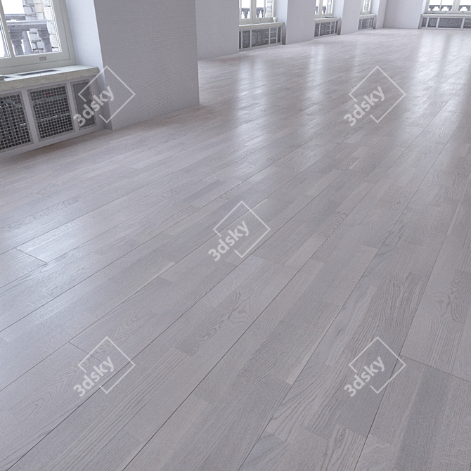 Versatile Parquet Flooring 3D model image 2