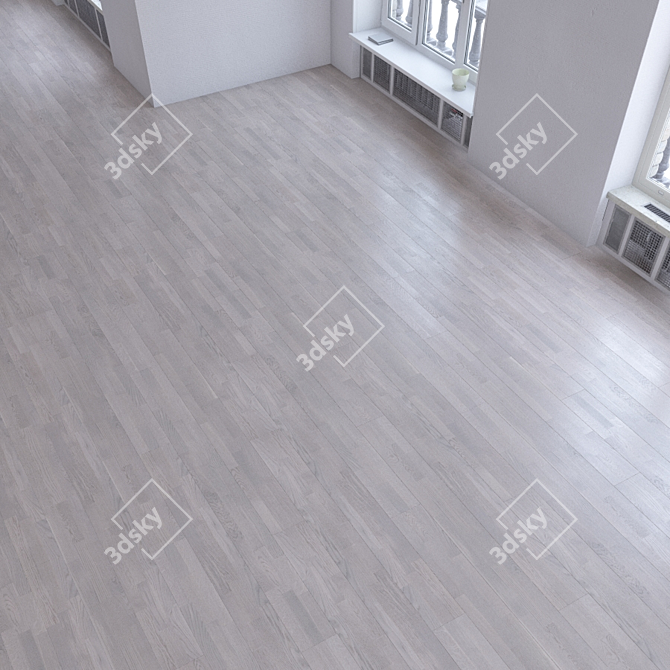 Versatile Parquet Flooring 3D model image 3