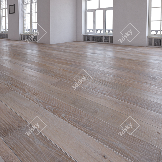 Versatile Parquet Flooring Solution 3D model image 1