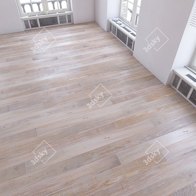 Versatile Parquet Flooring Solution 3D model image 2