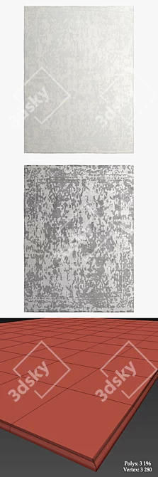 Restoration Hardware Vintage Rugs 3D model image 3