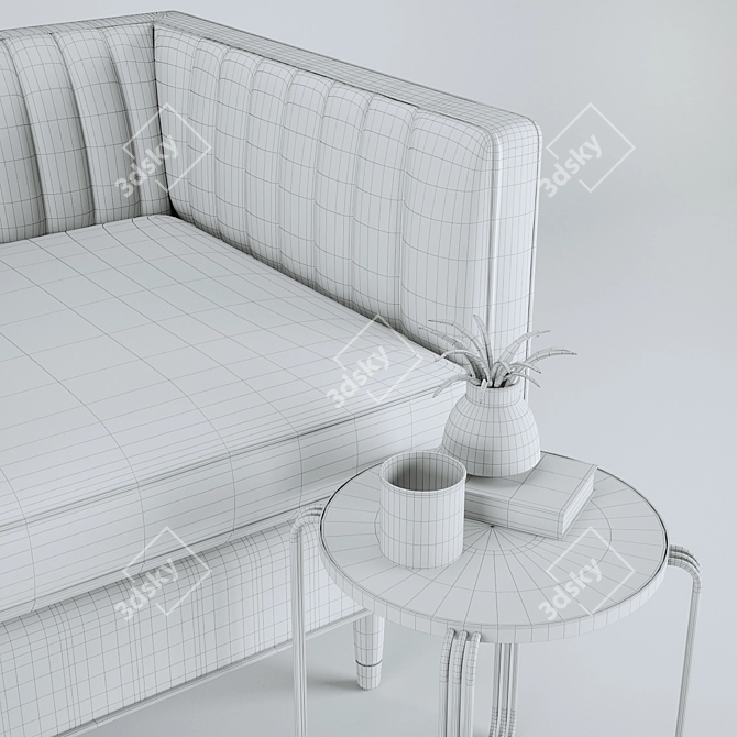 Comfy and Stylish Joybird Chelsea Sofa 3D model image 3