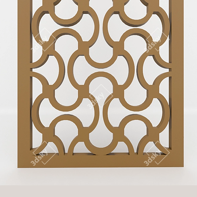 Elegant Decorative Panel - 54x149 cm 3D model image 2