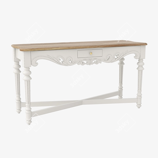 Elegant Full House Console 3D model image 1