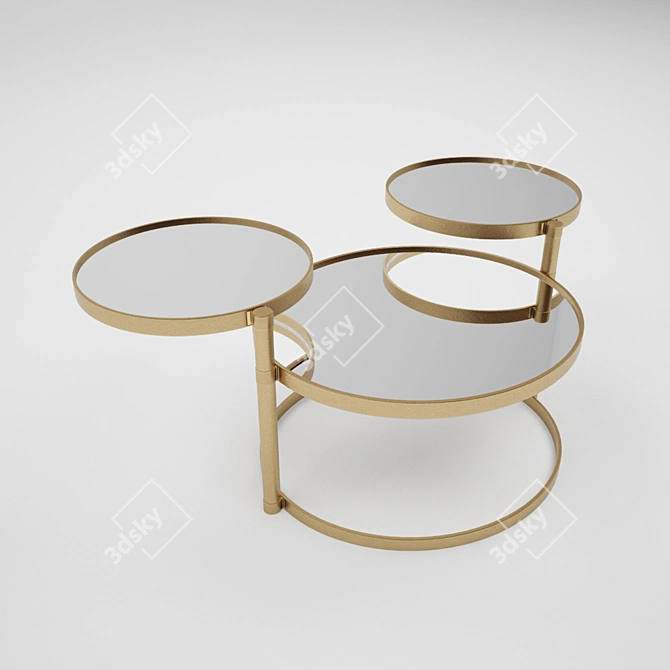 Circular Dining Table 3D model image 1