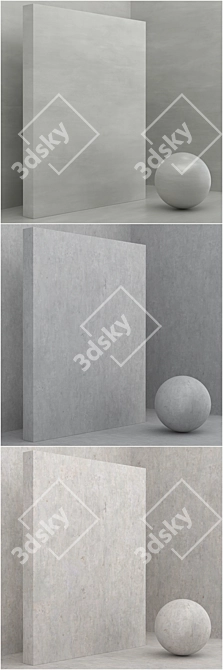 6 Seamless Materials: Coating, Stone, Plaster - Set 30 3D model image 3