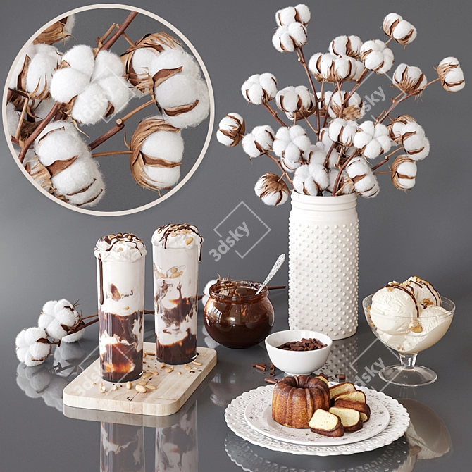 9-Piece Decorative Set: Max 2011, V-Ray + Corona 3D model image 1