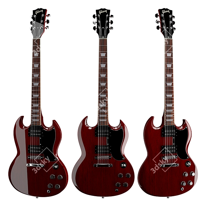 Gibson SG Electric Guitar 3D model image 1