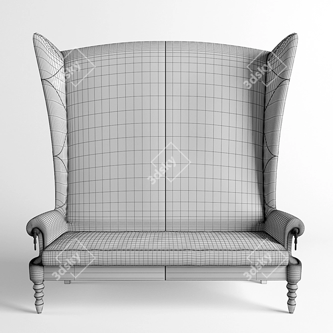 Elevate Your Space: Visionnaire Siegfrid Hight Bench 3D model image 3