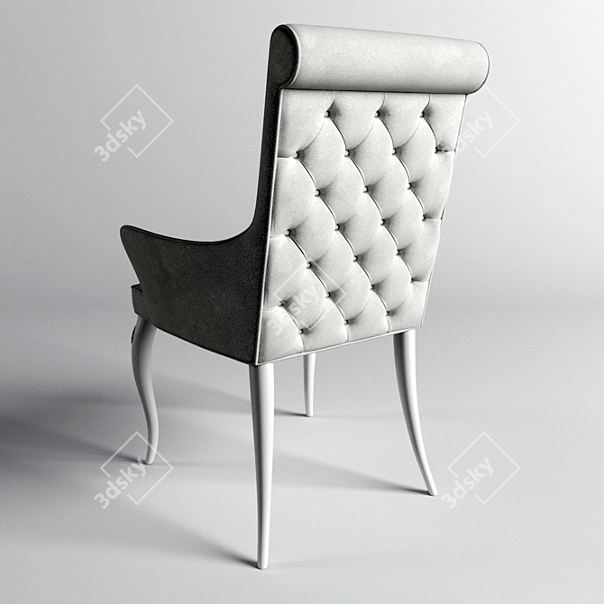 Esmeralda Visionnaire Chair: Elegant and Luxurious 3D model image 2