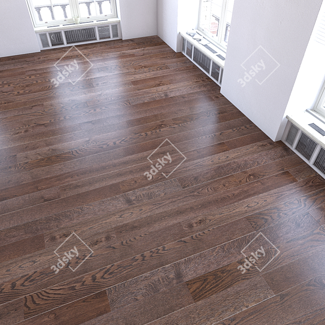 Versatile Wood Floor Set 3D model image 1