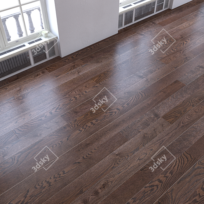 Versatile Wood Floor Set 3D model image 3