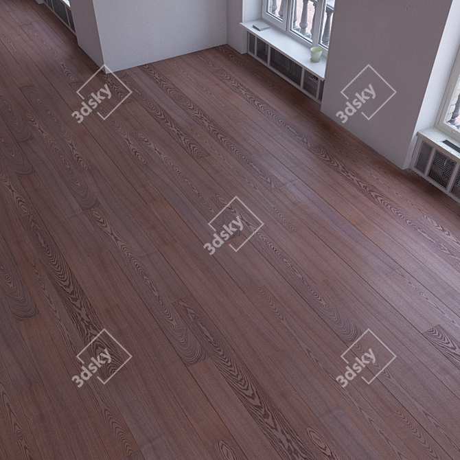 Versatile Parquet Flooring Set 3D model image 3