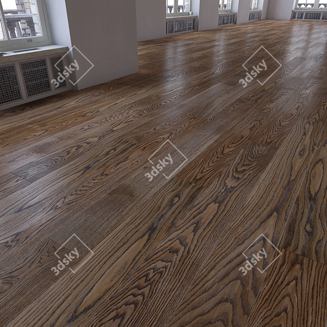 Versatile Parquet Textures: Set of 8 Unique Wood Patterns 3D model image 1