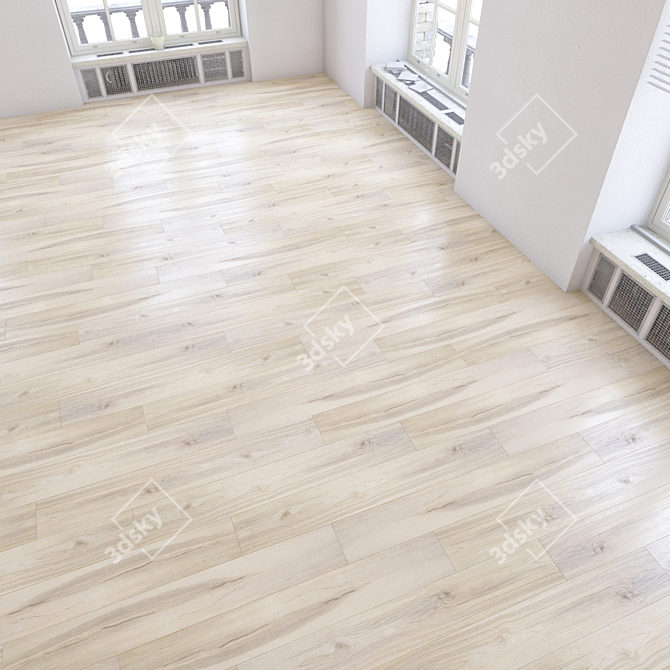 Versatile Wood Floor Texture Kit 3D model image 1