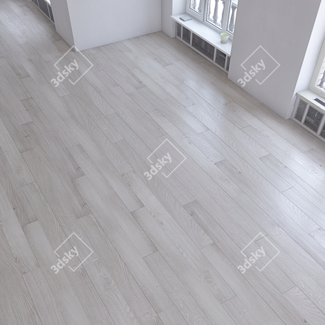 Realistic Parquet Flooring Set 3D model image 3