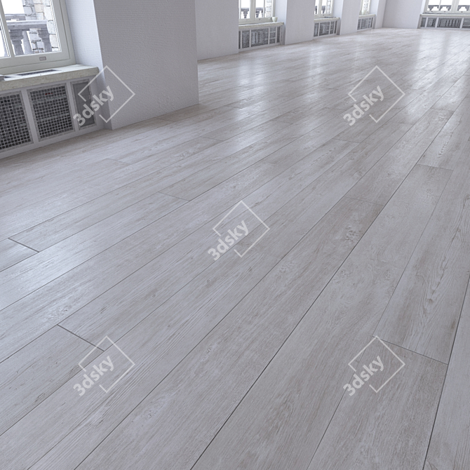 Multi-Sub Parquet Floor Textures 3D model image 2