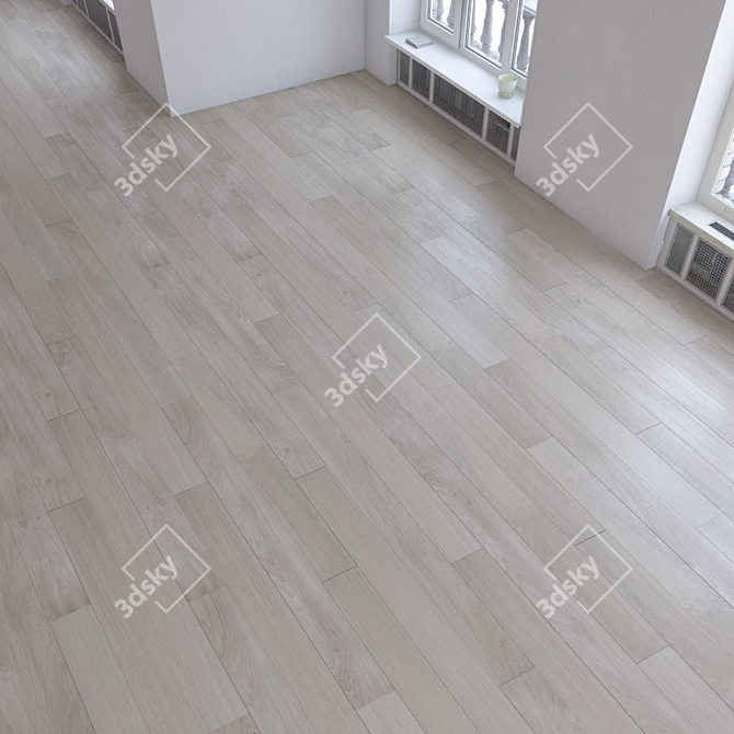 Versatile Parquet Flooring Set 3D model image 3