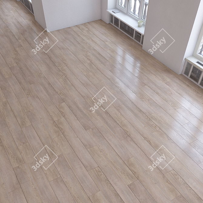 Versatile Wood Flooring Set 3D model image 3