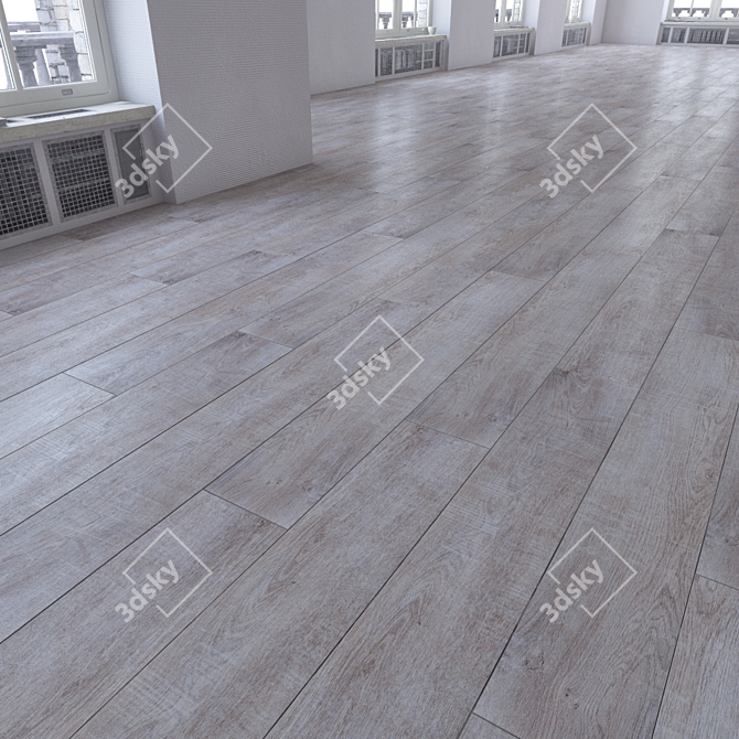 Multi-Sub Parquet Flooring Set 3D model image 1