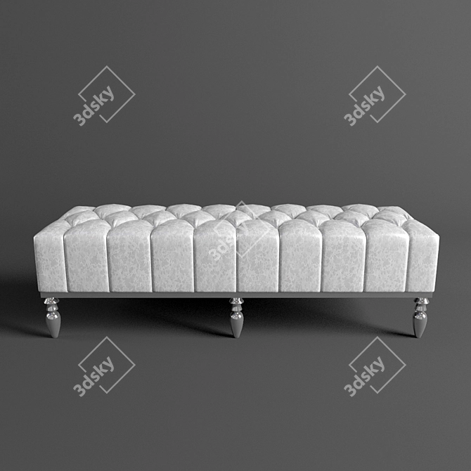 Elegant Visionnaire Dagonet Bench 3D model image 2