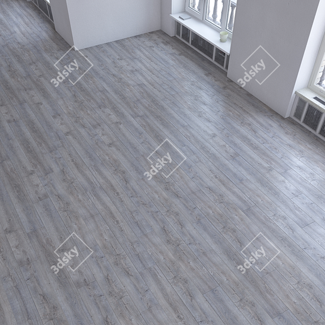 Versatile Parquet Set - 5 Unique Wood Textures 3D model image 3