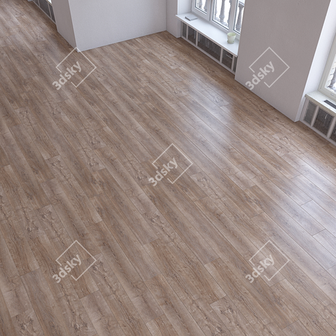 Versatile Wood Flooring Set 3D model image 3