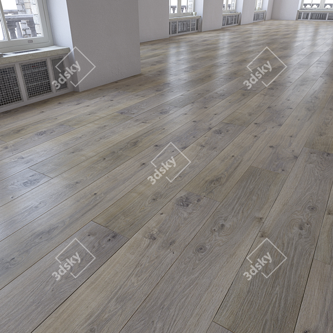 Multifunctional Parquet Texture Set 3D model image 1