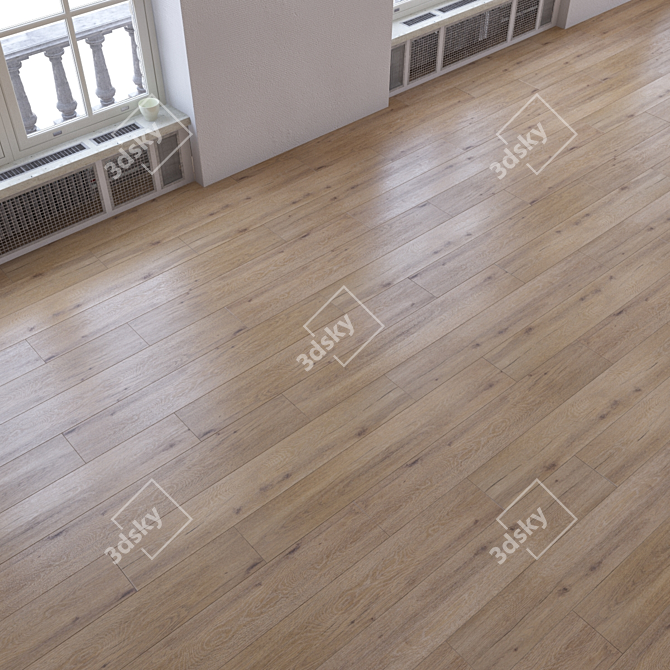 Versatile Parquet Texture Set 3D model image 2