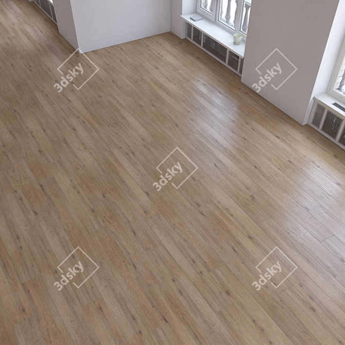 Versatile Parquet Texture Set 3D model image 3