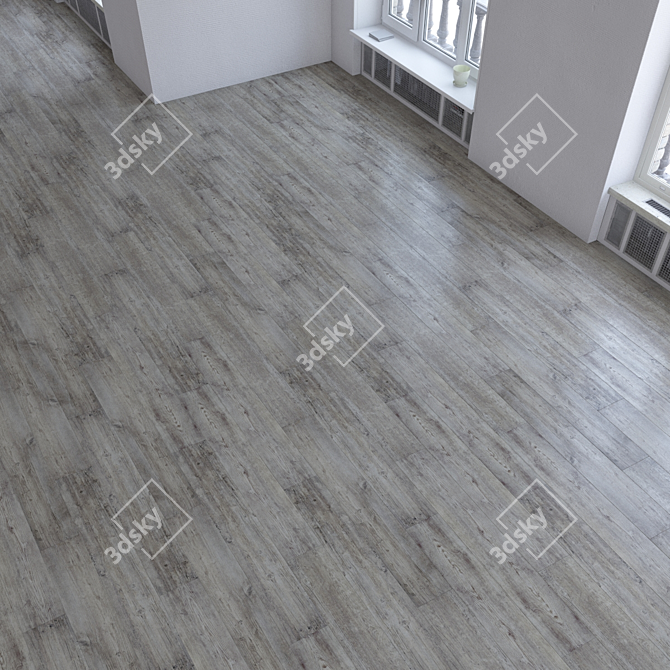 Premium Parquet Flooring Set 3D model image 3