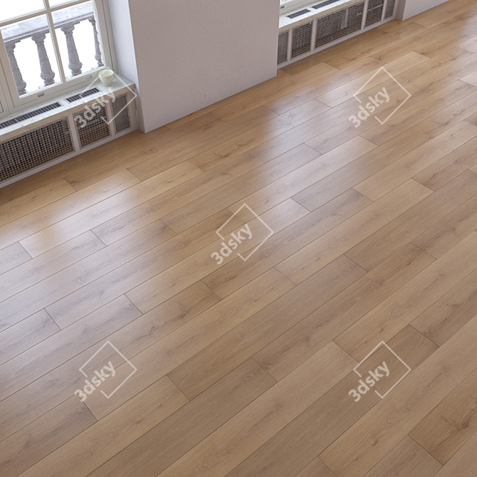 Versatile Parquet Flooring Kit 3D model image 2