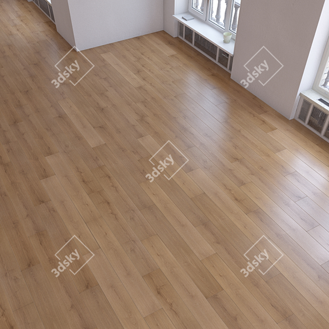 Versatile Parquet Flooring Kit 3D model image 3