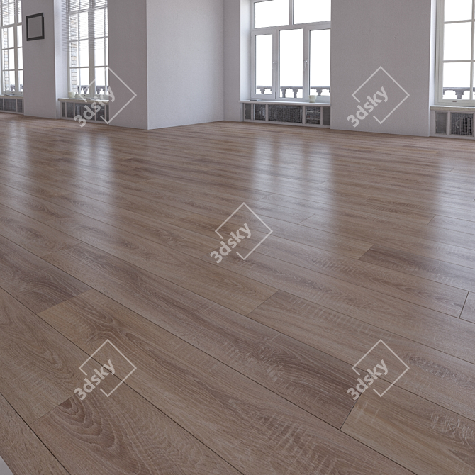 Versatile Parquet Floor Set 3D model image 3